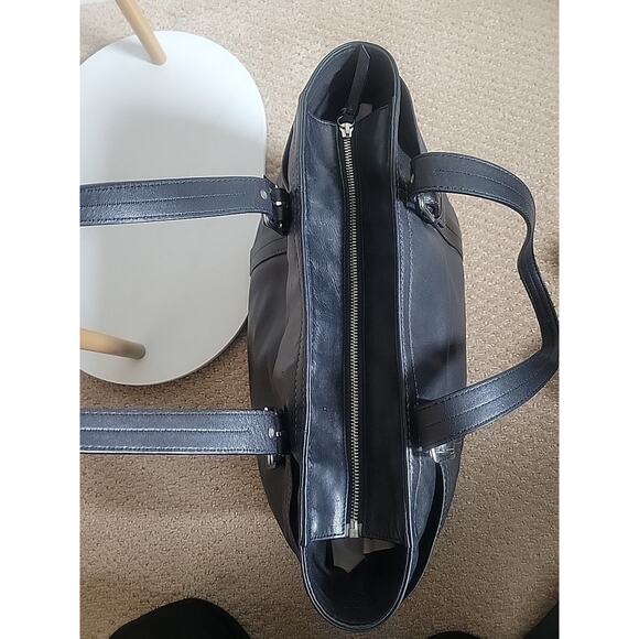 2007 Coach Leather Executive Carry All F11203 Bag Black - Picture 11 of 13